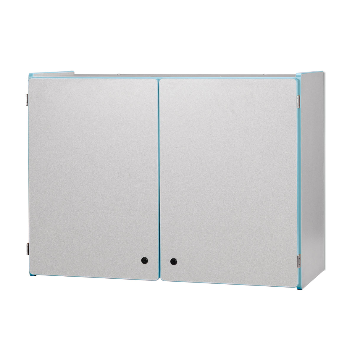 0945JC131, Rainbow Accents Lockable Wall Cabinet - Coastal Blue
