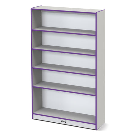 0972JC004, Rainbow Accents Tall Bookcase - Purple