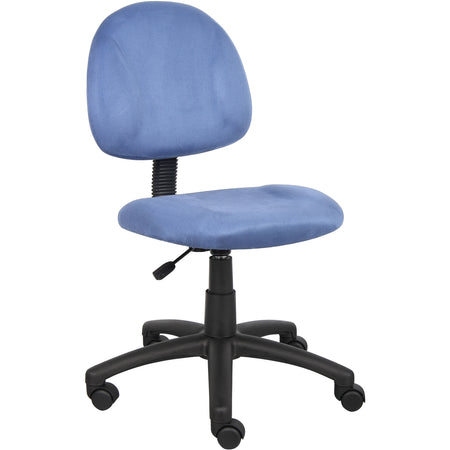 Blue Microfiber Deluxe Posture Chair, B325-BE