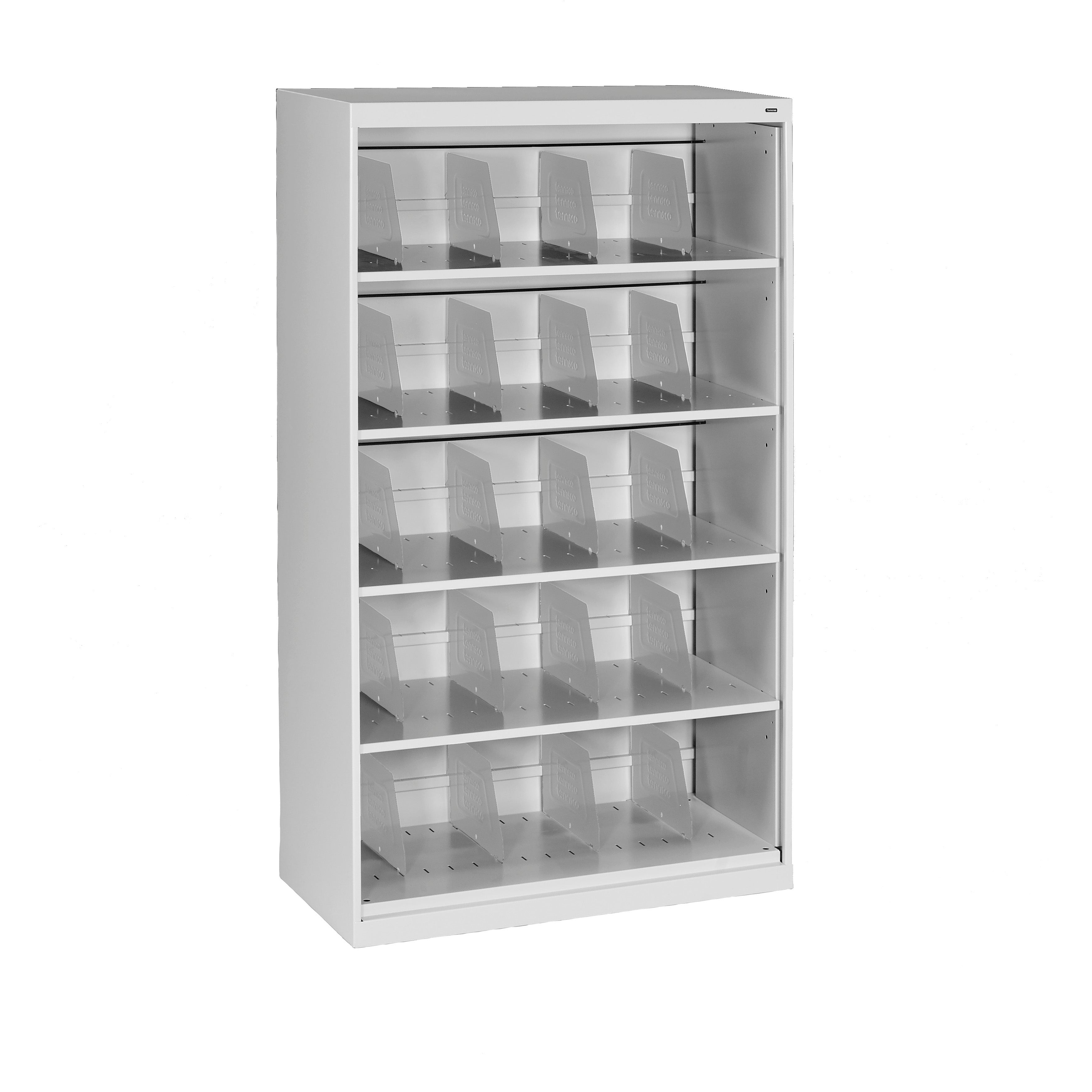 Tennsco Five-Shelf Fixed Shelf Lateral File - Open Style, FS350