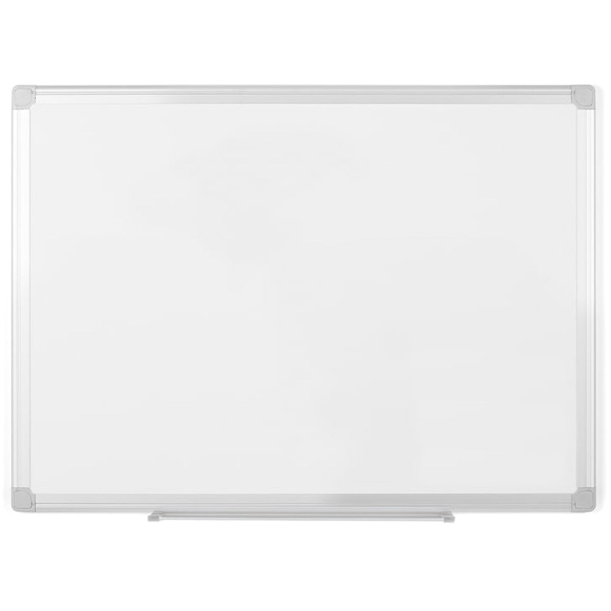 MA0507790 Earth Series Magnetic Laquered Steel Dry Erase Board, 100% Recycled Frame, Snap-On Marker Tray, 36" x 48", Aluminum Frame by MasterVision